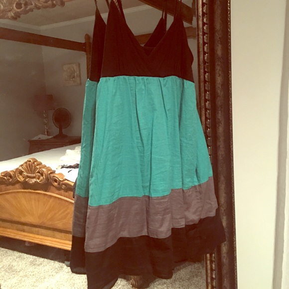 Cute and Sassy Color Block Dress - Picture 1 of 3
